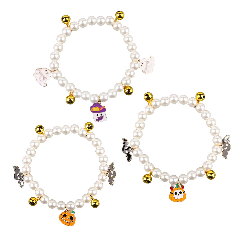 Collar de perlas Halloween Pawsessence collar