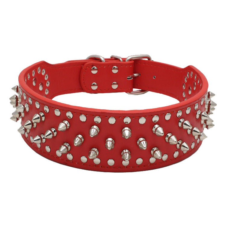 Rojo / L Collar tachonado Pawsessence collar