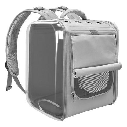 Grey Mochila de viaje transportín Pawsessence cuidados