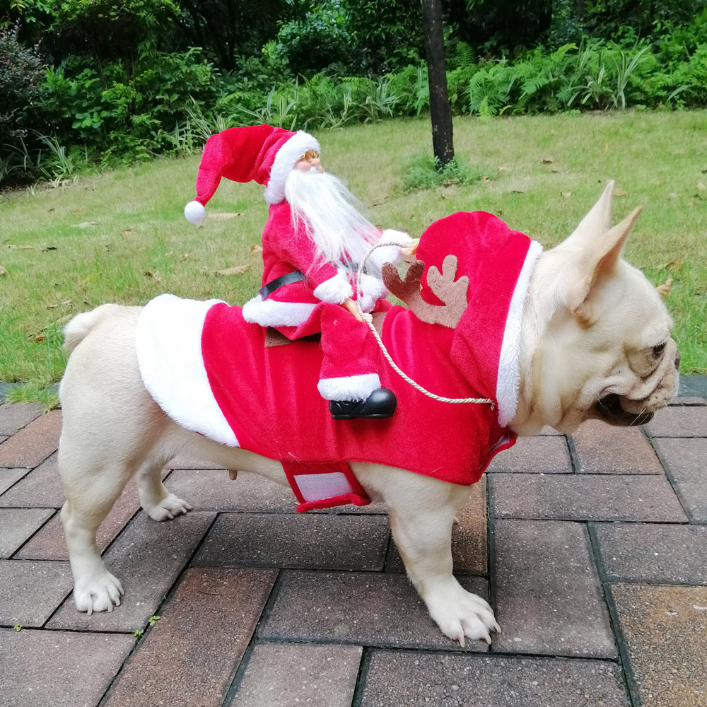 Ropa de Navidad para perros con Santa Claus Pawsessence estilo