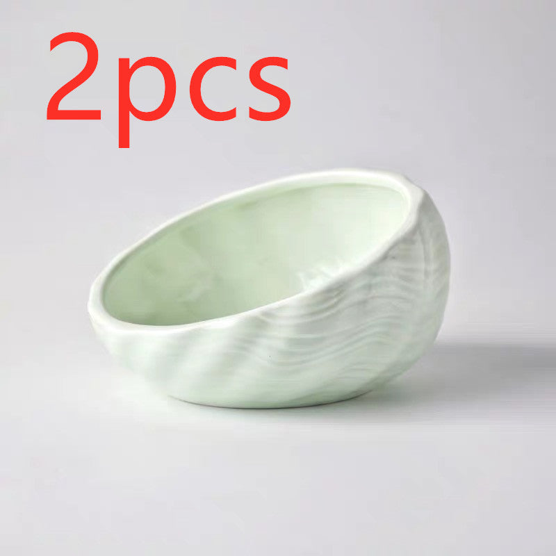 Light Green / Bowl2pcs Cuenco cervical de cerámica Pawsessence cuenco