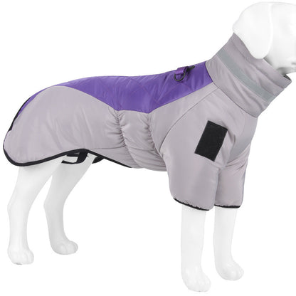 Grey purple / 2XL Traje de invierno térmico resistente al agua con reflectante Pawsessence estilo