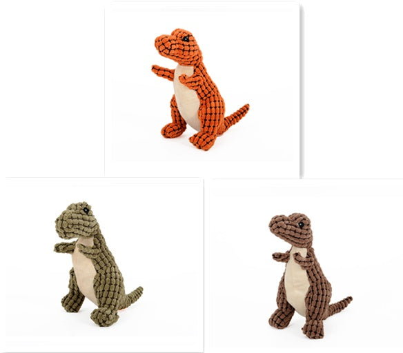 Juguetes de dinosaurios para mascotas Pawsessence Juguete