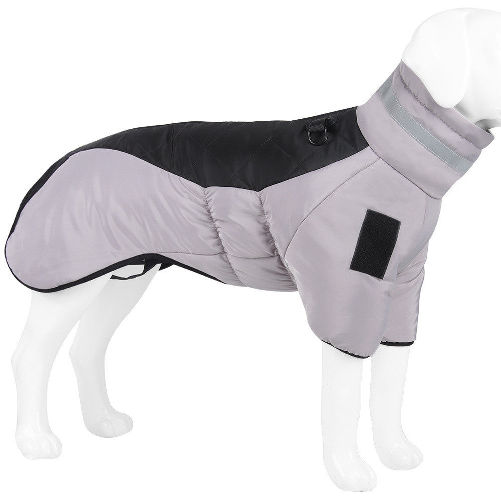 Grey black / 2XL Traje de invierno térmico resistente al agua con reflectante Pawsessence estilo