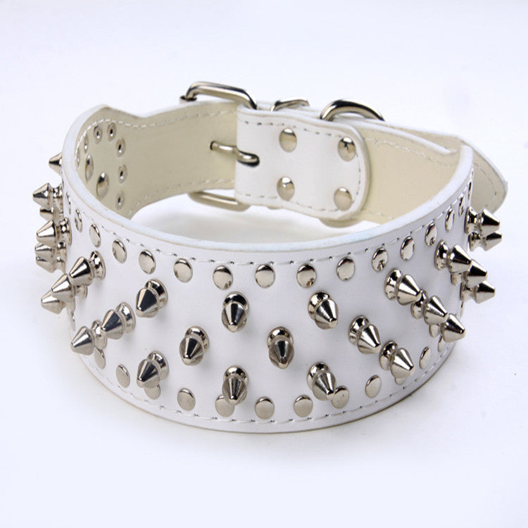 Blanco / L Collar tachonado Pawsessence collar