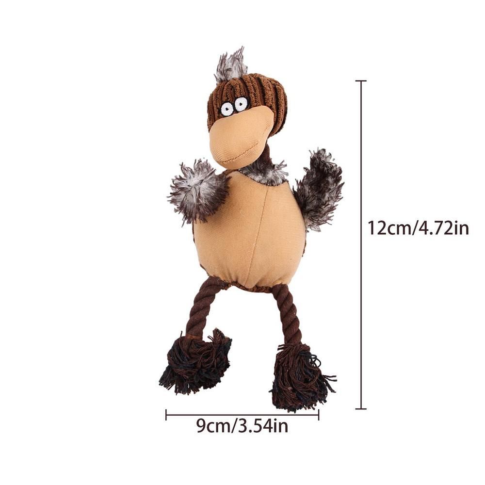 Brown Juguete suave para mascota Pawsessence Accesorio