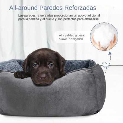 Cama nido de peluche