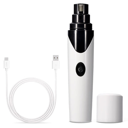 white set / USB Lima de uñas recargable Pawsessence cuidados