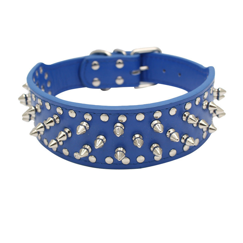 Azul oscuro / L Collar tachonado Pawsessence collar