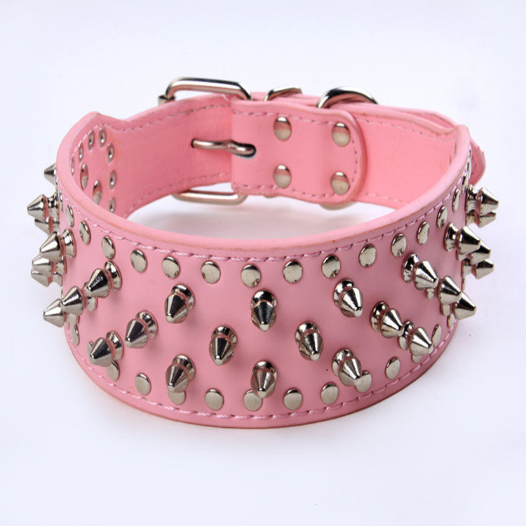 Rosa / L Collar tachonado Pawsessence collar