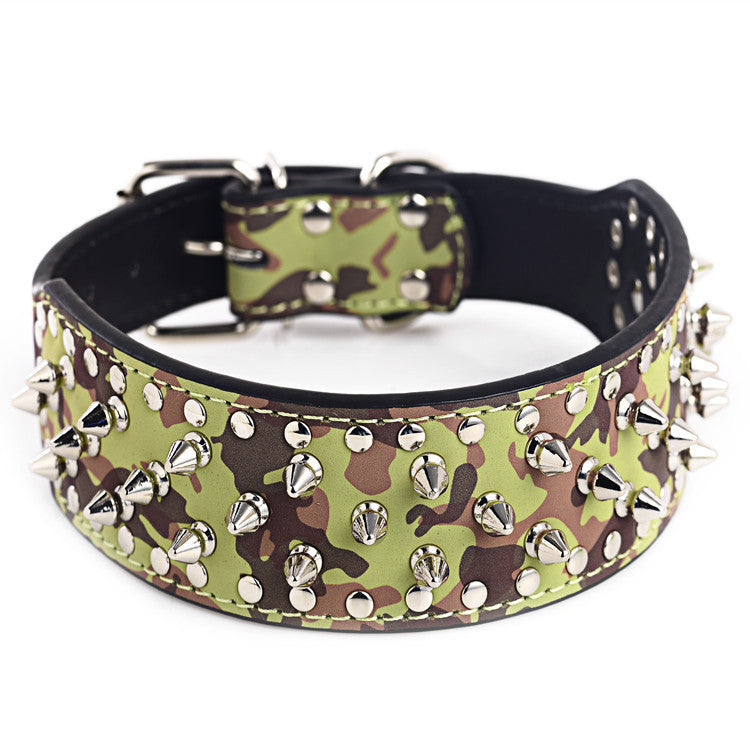 Camuflaje / L Collar tachonado Pawsessence collar