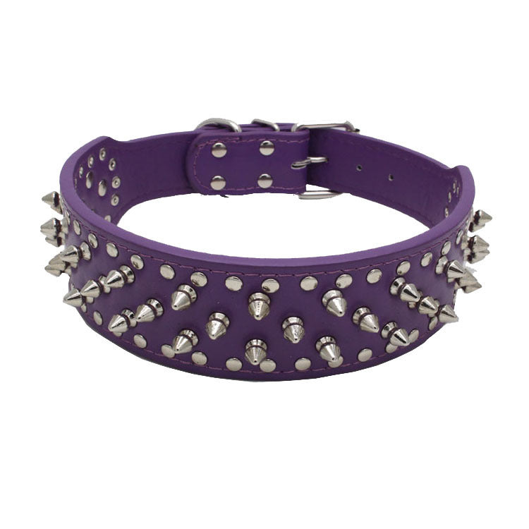 Morado / L Collar tachonado Pawsessence collar