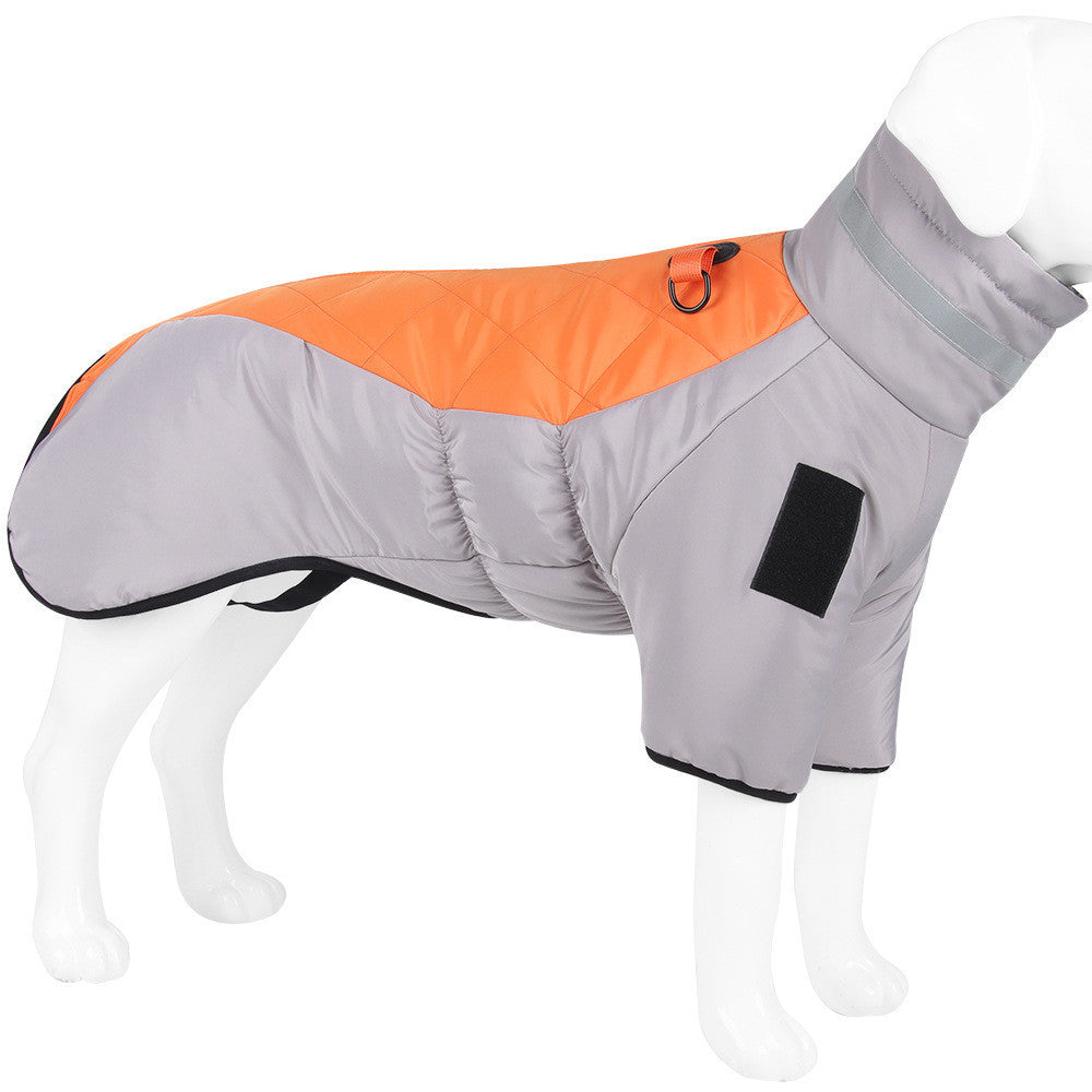 Grey orange / 2XL Traje de invierno térmico resistente al agua con reflectante Pawsessence estilo