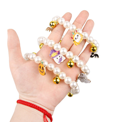 Collar de perlas Halloween Pawsessence collar